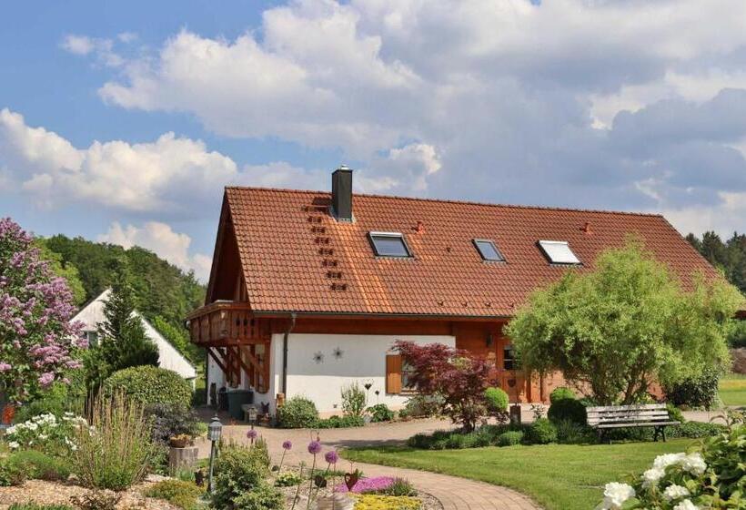 침실 1개 테라스 아파트, Heumanns Blockhaeuser Am Wald