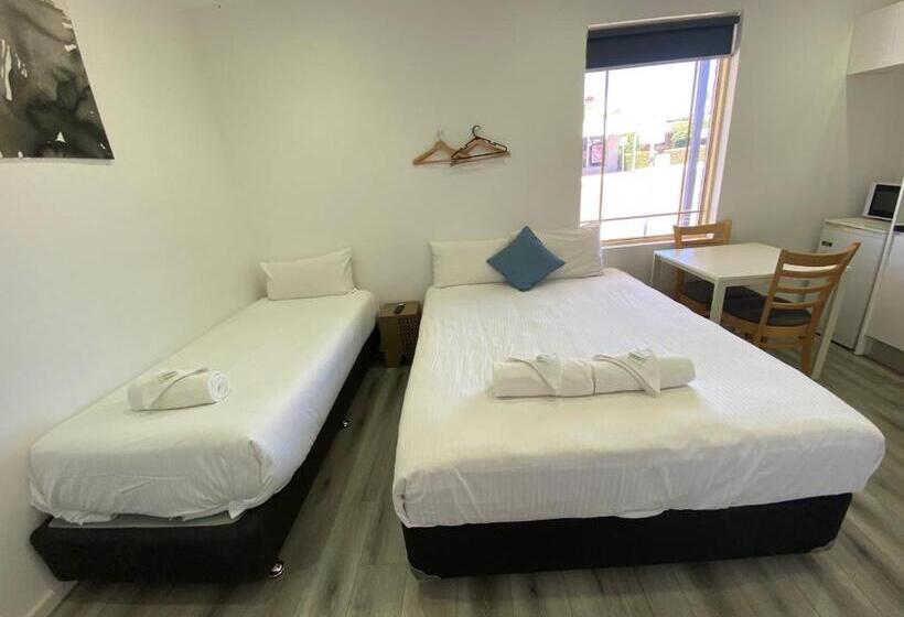 חדר סטנדרט יחיד מיטת קווין, Central Motel Mudgee
