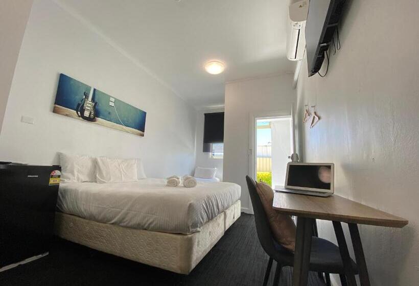 חדר סטנדרט יחיד מיטת קווין, Central Motel Mudgee