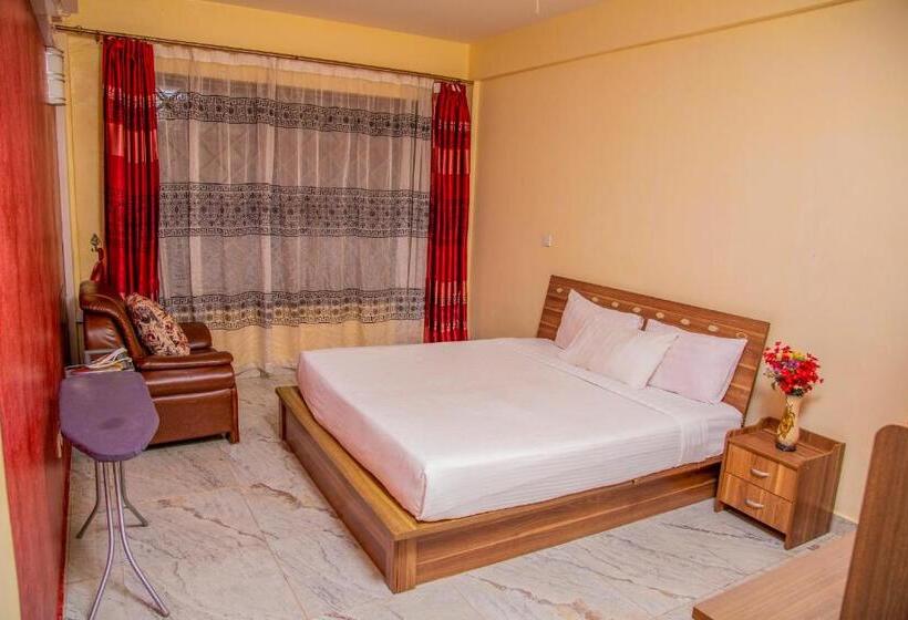 Balkonlu 1 Yatak Odalı Daire, Hidden Treasure Serviced Hotel Apartments Hitsha Hotels Entebbe