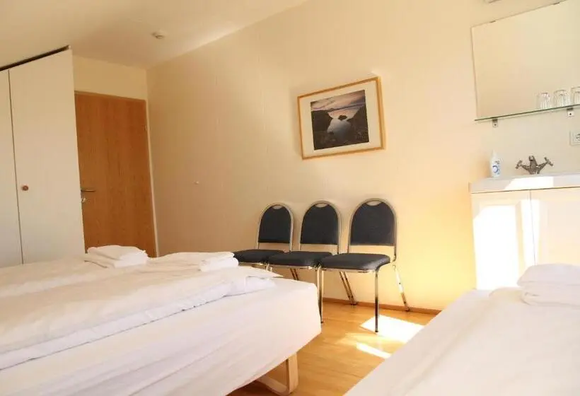 اتاق استاندارد سه تخته با سرویس بهداشتی مشترک, Eyjólfsstadir Guesthouse