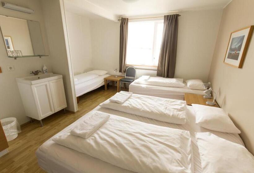 اتاق استاندارد چهارنفره با سرویس بهداشتی مشترک, Eyjólfsstadir Guesthouse