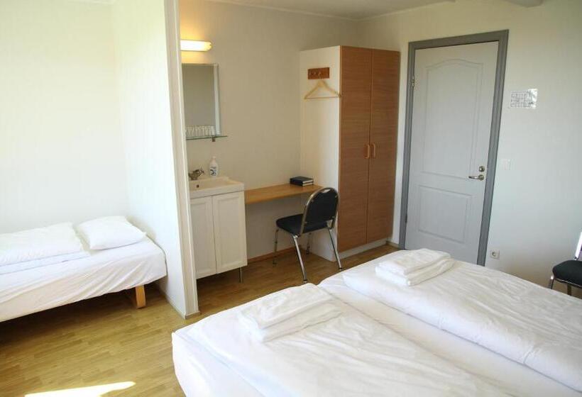 اتاق استاندارد چهارنفره با سرویس بهداشتی مشترک, Eyjólfsstadir Guesthouse
