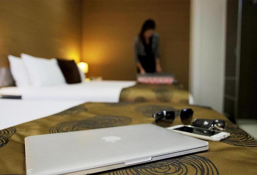 带大床的标准间, Room Motels Kingaroy