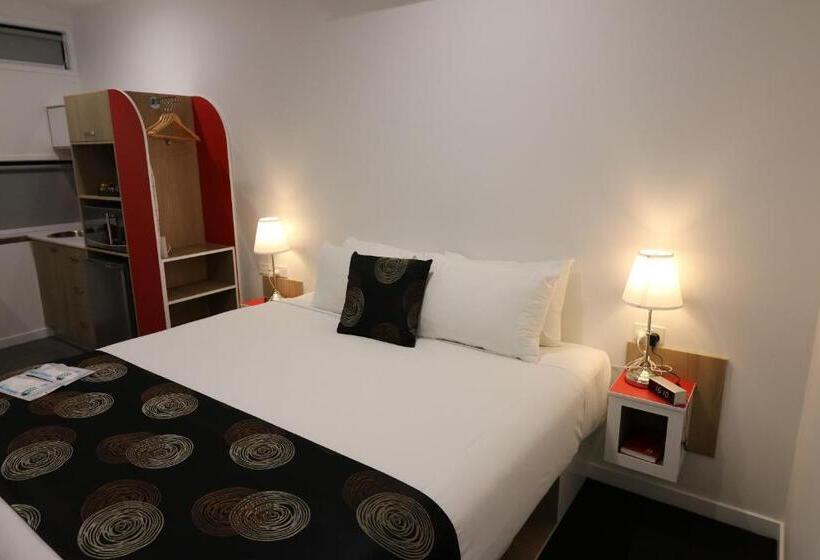 带大床的高级房间, Room Motels Kingaroy