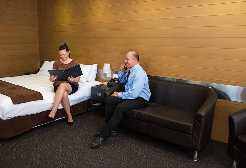 带大床的行政房间, Room Motels Kingaroy