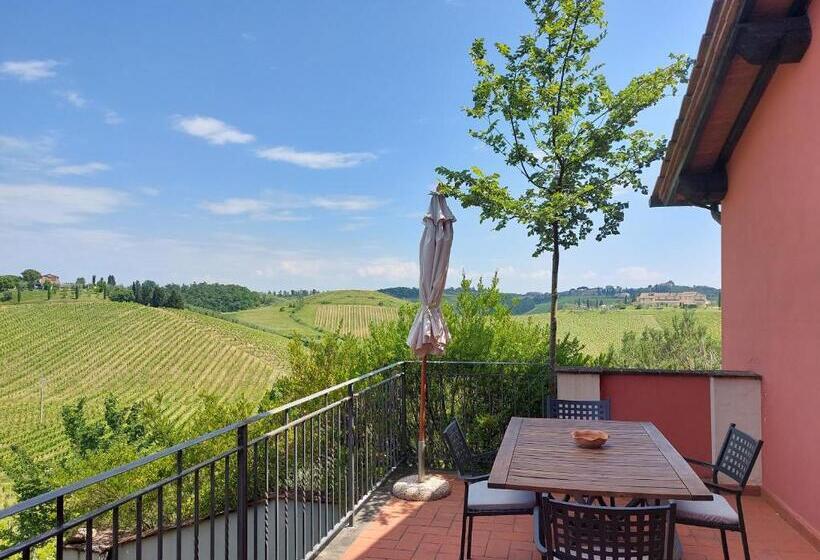 Апартаменты 1 Спальня с Террасой, Agriturismo Corte In Poggio
