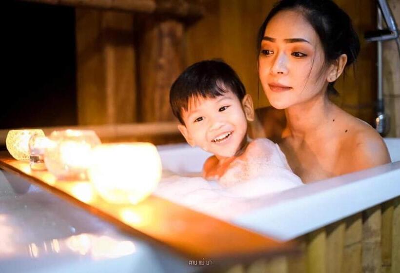 キングサイズベッドのデラックスルーム, Nan De Panna Resort And Spa
