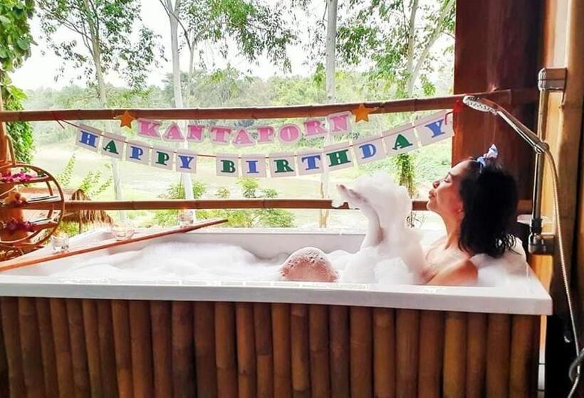 キングサイズベッドのデラックスルーム, Nan De Panna Resort And Spa