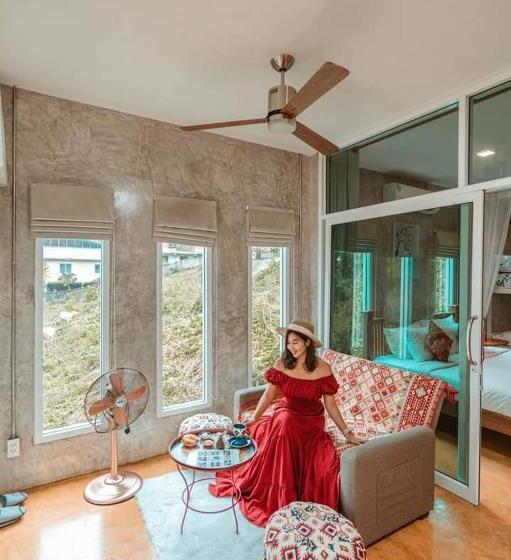 带按摩浴盆的套房, Nan De Panna Resort And Spa