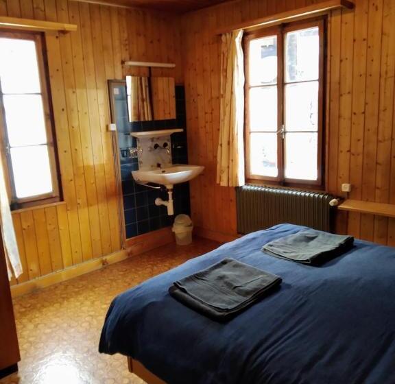 غرفة قياسية مطلة على الجبل, Hôtel Pension Du Lac Bleu