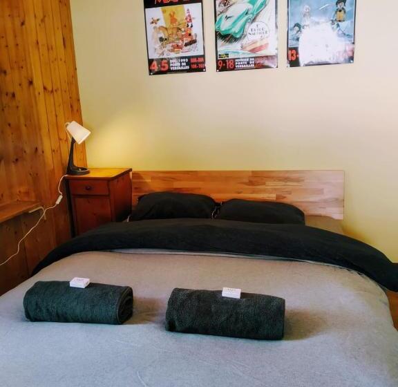 غرفة قياسية مطلة على الجبل, Hôtel Pension Du Lac Bleu