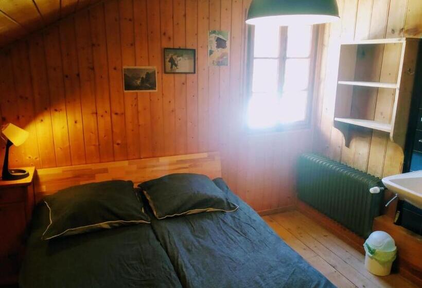 غرفة قياسية مطلة على الجبل, Hôtel Pension Du Lac Bleu