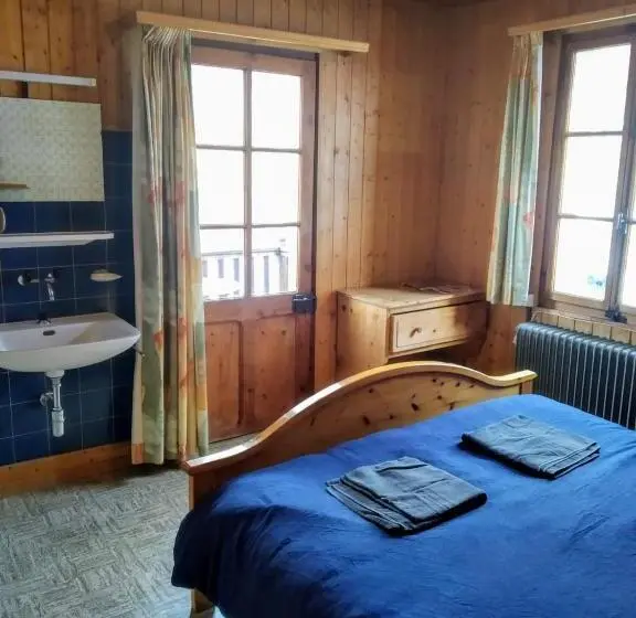キングサイズベッドのスタンダードルーム, Hôtel Pension Du Lac Bleu