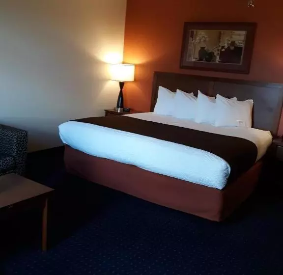 اتاق استاندارد با تخت بزرگ برای معلولان, Americinn By Wyndham Cedar Rapids Airport