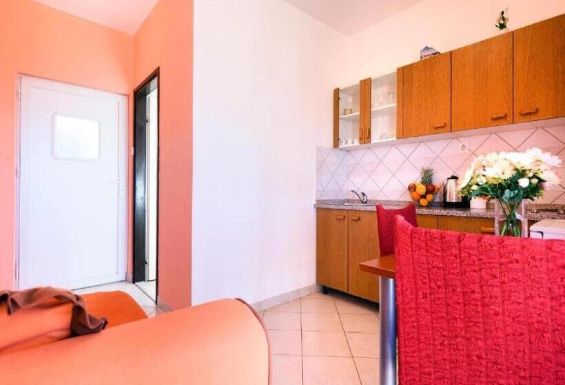 شقة غرفة نوم واحدة مزودة بتراس مطلة على البحر, Apartments Milic