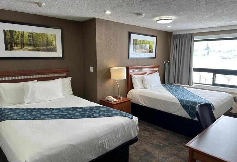 ２ダブルベッドのスタンダードルーム, Champlain Motor Inn