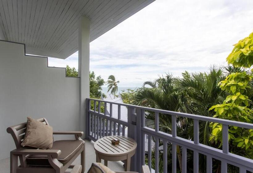 オーシャンビューのプレミアムルーム。, Rocky S Boutique Resort Veranda Collection Samui Sha Extra Plus