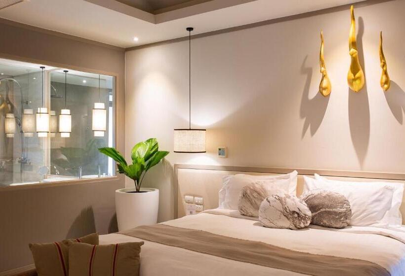 プールの見えるデラックスルーム, Rocky S Boutique Resort Veranda Collection Samui Sha Extra Plus