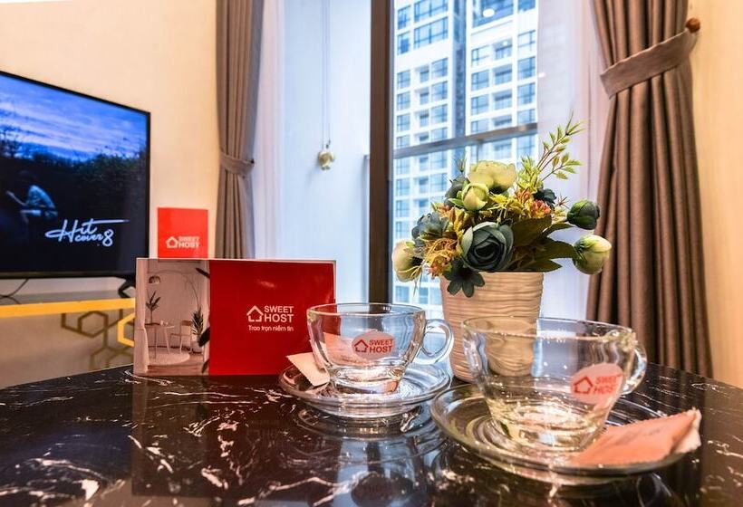 آپارتمان لوکس 1 خوابه, Luxury Apartment Vinhomes Skylake