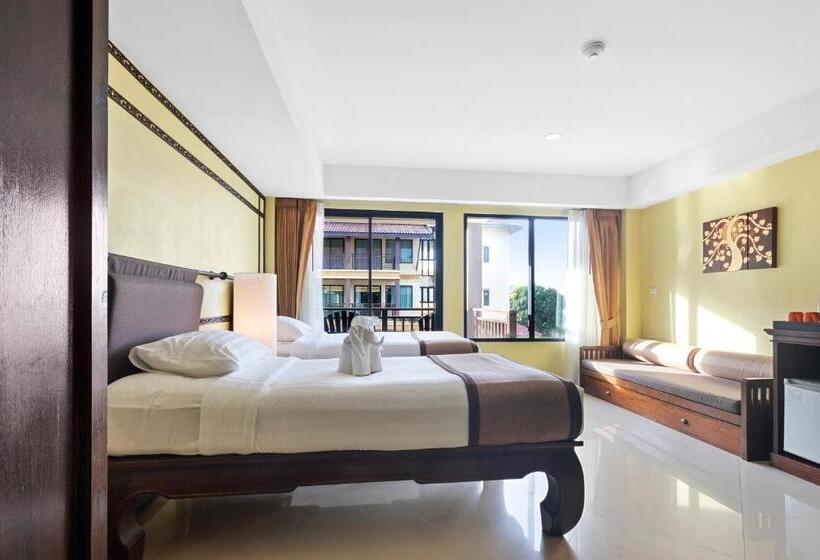 اتاق لوکس با چشم‌انداز استخر, Diamond Cottage Resort & Spa