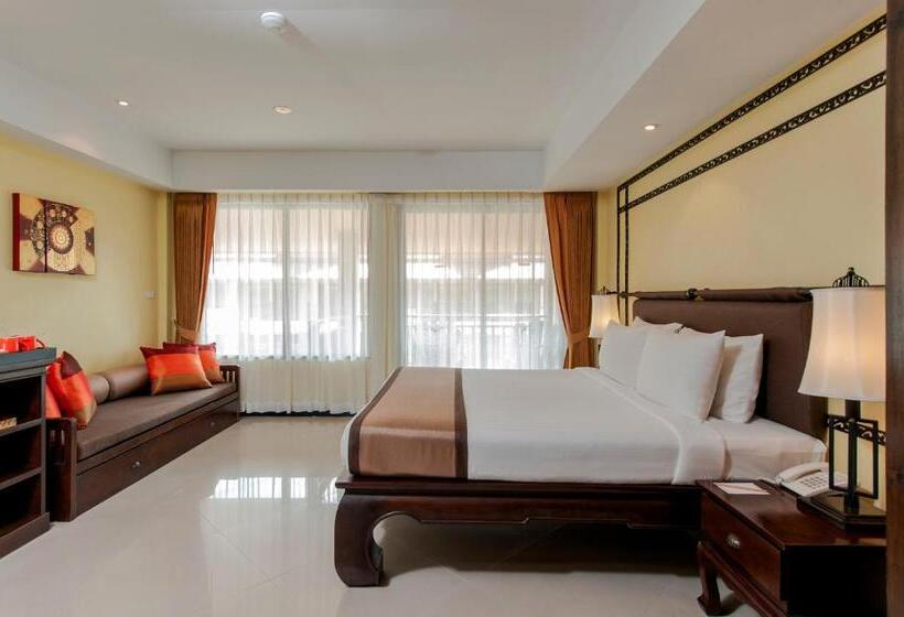 اتاق لوکس با چشم‌انداز استخر, Diamond Cottage Resort & Spa