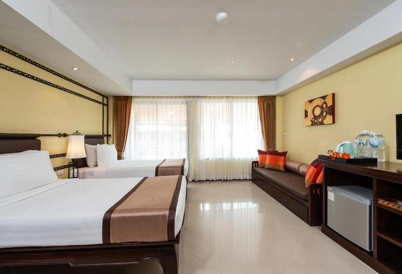 اتاق لوکس با چشم‌انداز استخر, Diamond Cottage Resort & Spa