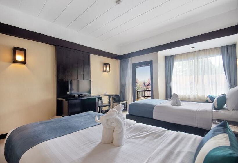 اتاق سوپریور با چشم‌انداز استخر, Diamond Cottage Resort & Spa