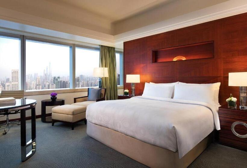 Büyük Çift Kişilik Yataklı Executive Oda, Jw Marriott  Shanghai At Tomorrow Square