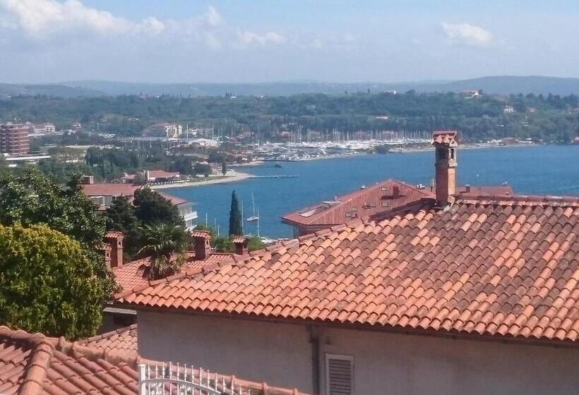 اتاق استاندارد با بالکن و چشمانداز دریا, Guest House Vila Luka