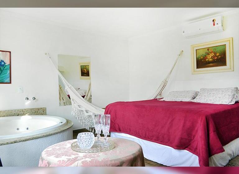 キングサイズベッドのスイートルーム, Pousada Recanto Da Estação