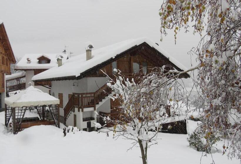 침실 2개 아파트, Villetta Val Di Sole