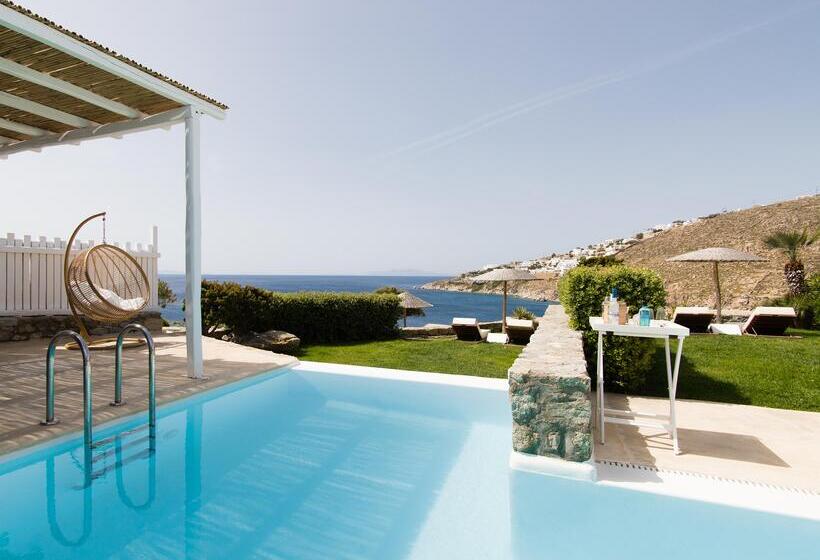 וילה עם חדר שינה אחד ובריכת שחיה, Mykonos Blu, A Grecotel Resort To Live