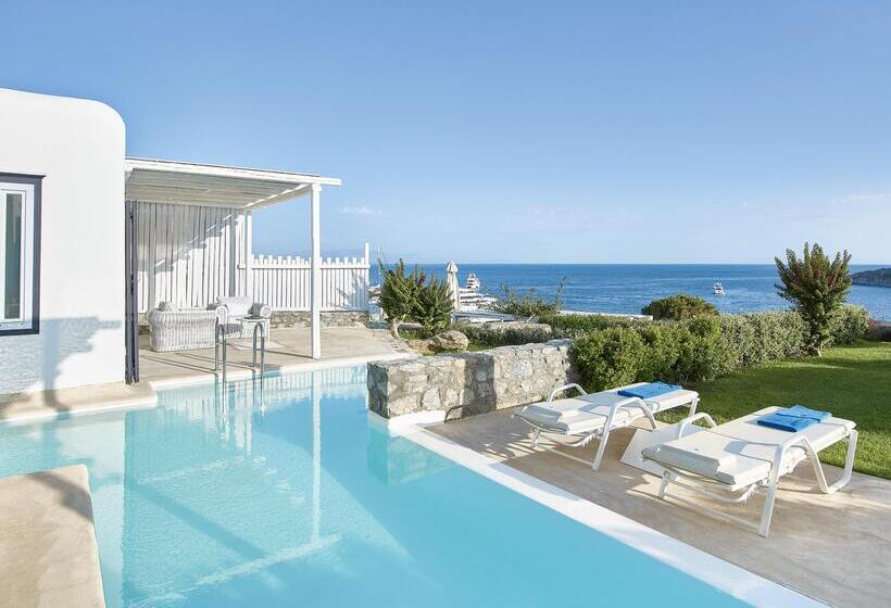 וילה עם חדר שינה אחד ובריכת שחיה, Mykonos Blu, A Grecotel Resort To Live