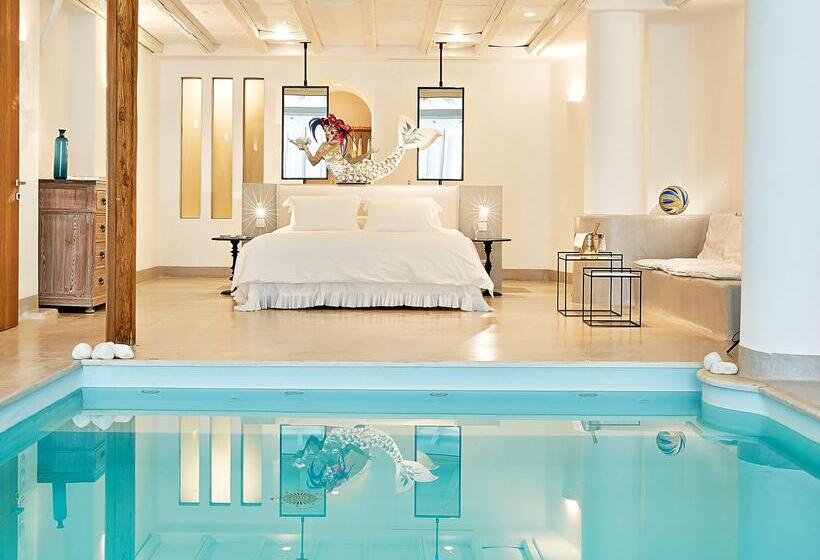 Люкс с Бассейном, Mykonos Blu, A Grecotel Resort To Live