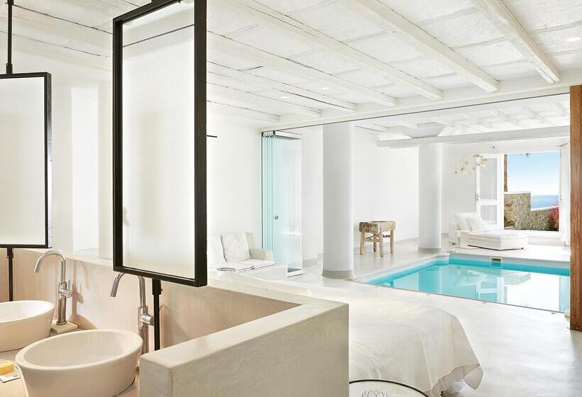 סוויטה עם בריכה, Mykonos Blu, A Grecotel Resort To Live