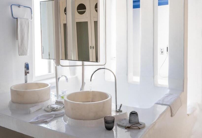 וילה עם חדר שינה אחד ובריכת שחיה, Mykonos Blu, A Grecotel Resort To Live