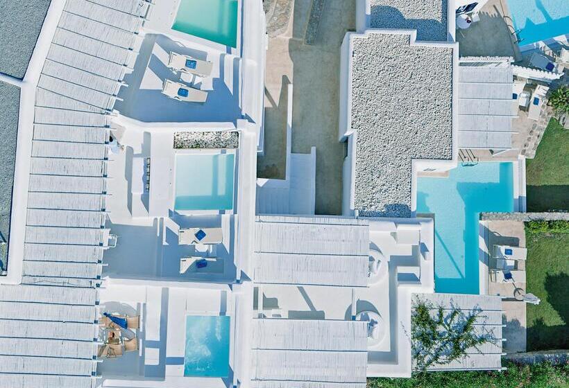 וילה עם חדר שינה אחד ובריכת שחיה, Mykonos Blu, A Grecotel Resort To Live