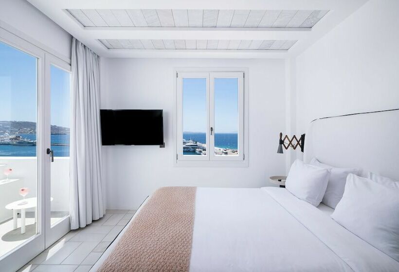 带海景的高级套房, Porto Mykonos