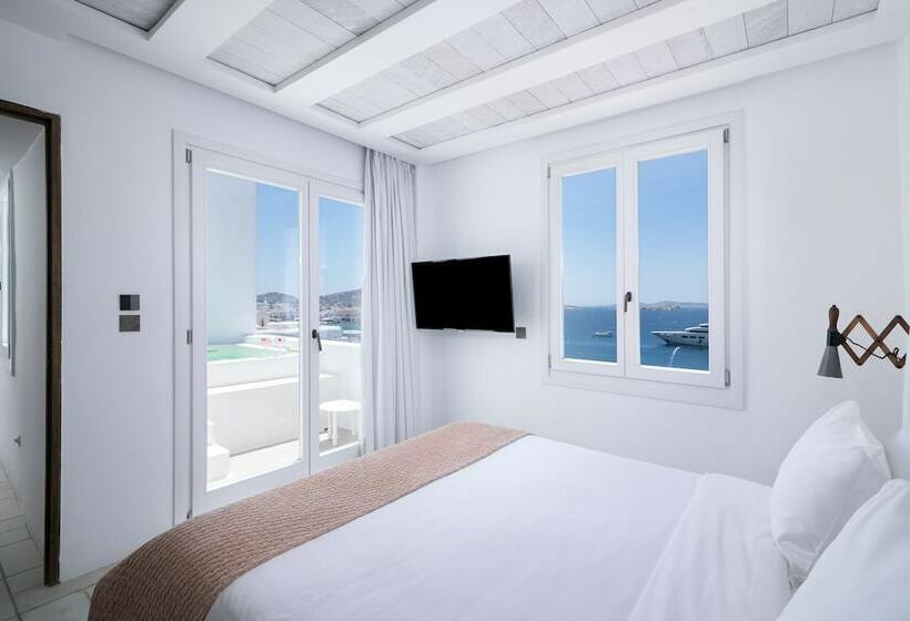 带海景的高级套房, Porto Mykonos