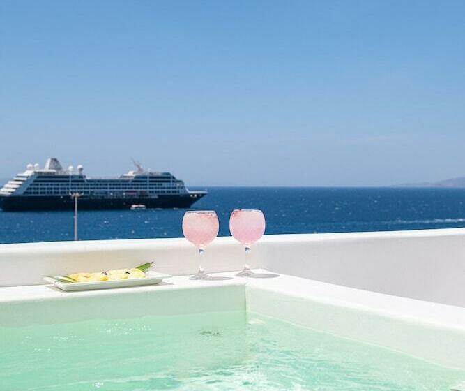 带海景的高级套房, Porto Mykonos