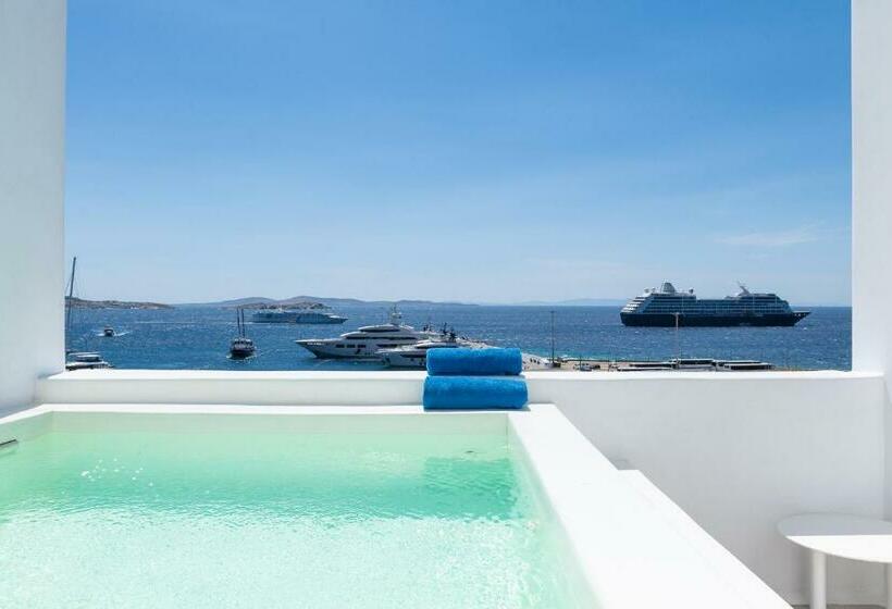 带海景的高级套房, Porto Mykonos