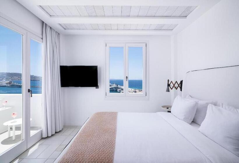 带海景的高级套房, Porto Mykonos