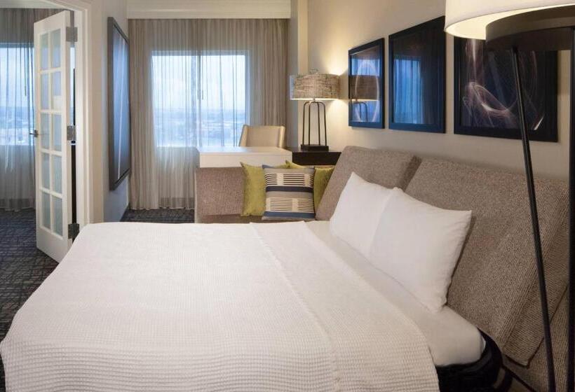 带大床的套房, Dallas Marriott Suites Medical/market Center