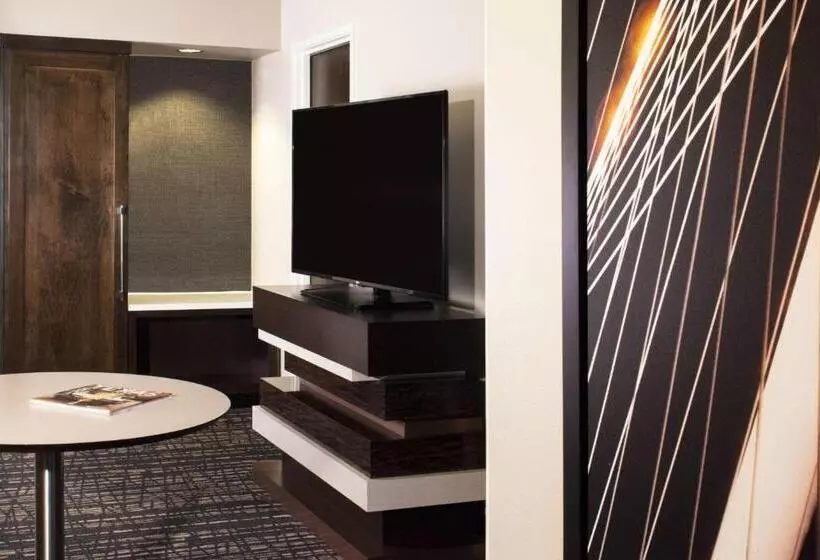 キングサイズベッドのスイートルーム, Dallas Marriott Suites Medical/market Center