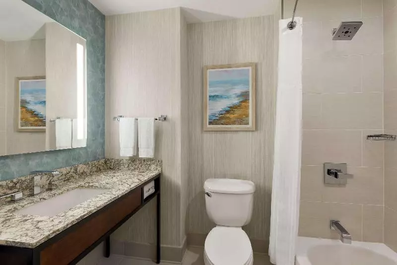 اتاق استاندارد با چشم‌انداز دریا, Hilton Garden Inn Carlsbad Beach
