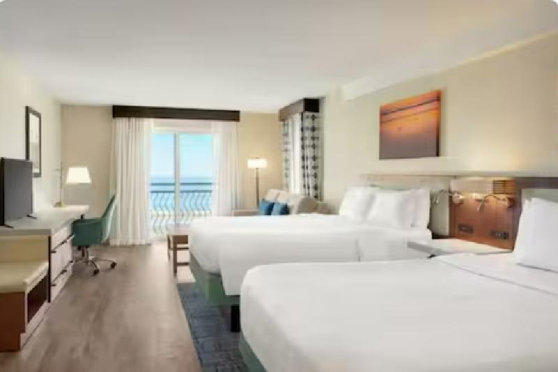 غرفة قياسية مطلّة علي البحر, Hilton Garden Inn Carlsbad Beach