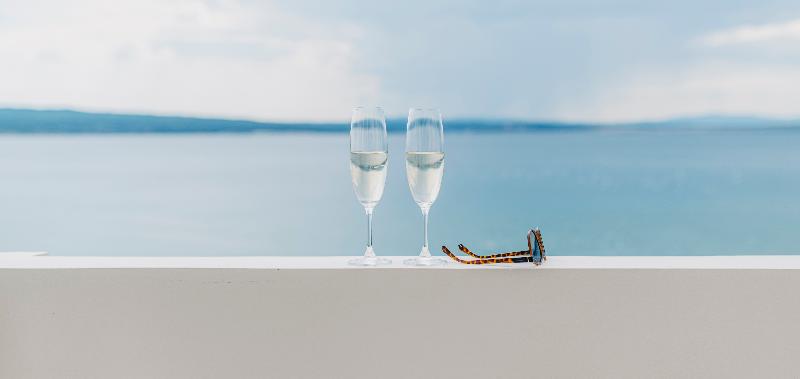 带海景的高级套房, Miramare