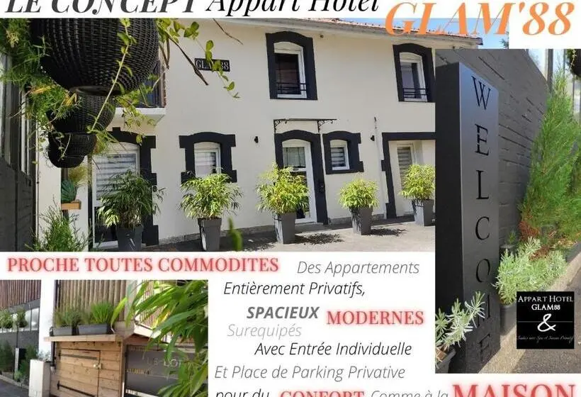 1ベッドルームのスーペリアアパートメント, Appart Hotel Glam88 Suites Avec Spa Et Sauna Privatif