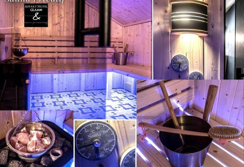침실 1개 아파트, Appart Hotel Glam88 Suites Avec Spa Et Sauna Privatif